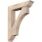 Ekena Millwork Westlake Traditional Smooth Bracket w/ Offset Brace, Douglas Fir, 7 1/2"W x 34"D x 42"H BKT0806X34X42WTL01SDF - alternate 1